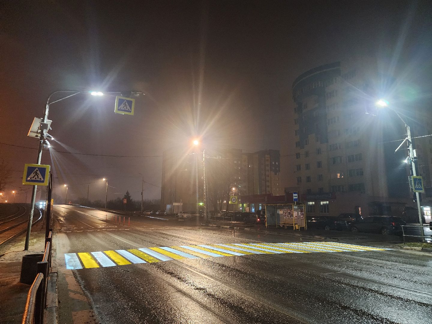 Коломна, проекционный пешеходный переход, вертикалки,