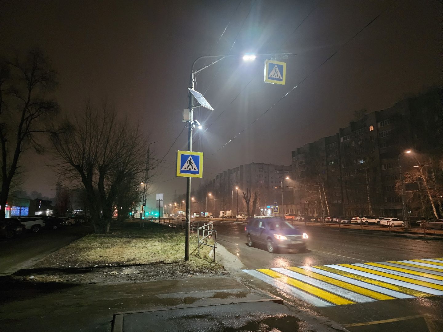 Коломна, проекционный пешеходный переход, вертикалки,