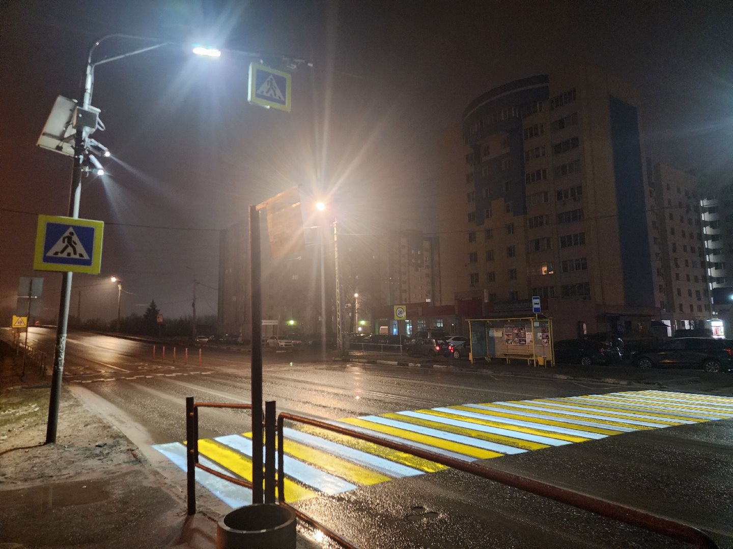 Коломна, проекционный пешеходный переход, вертикалки,