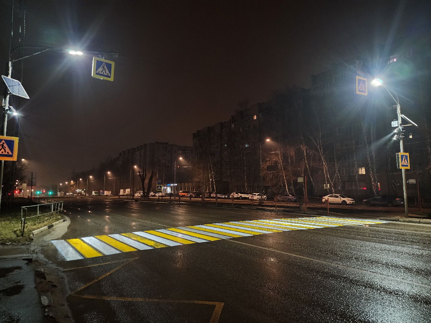 Коломна, проекционный пешеходный переход, вертикалки,