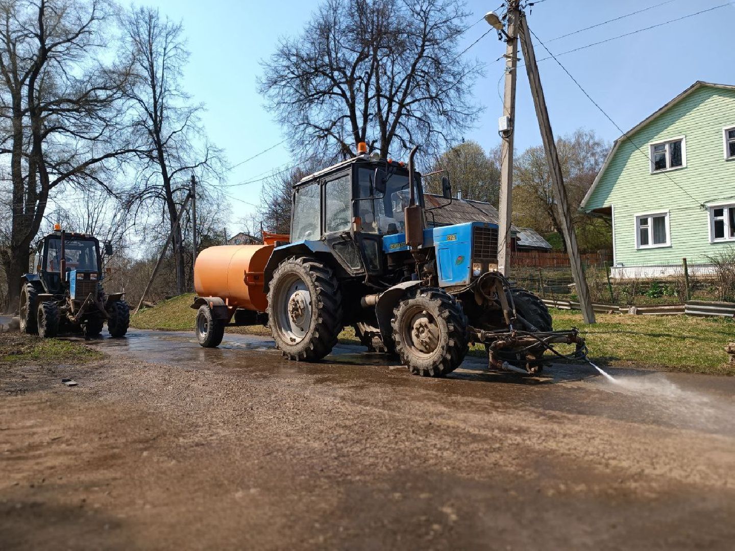 Можайск, Можайский городской округ, Подмосковье, уборка территории, субботник, благоустройство, месяц чистоты и благоустройства, дороги