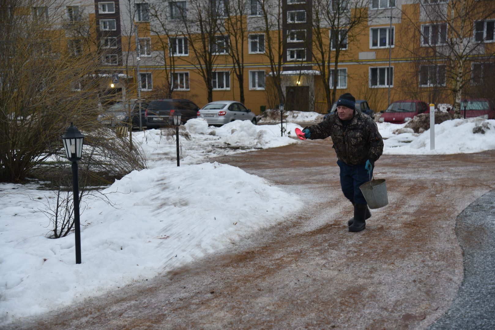 лотошино, благоустройство, посыпка дорог, гололед, добродел, обращения жителей, вертикалки,