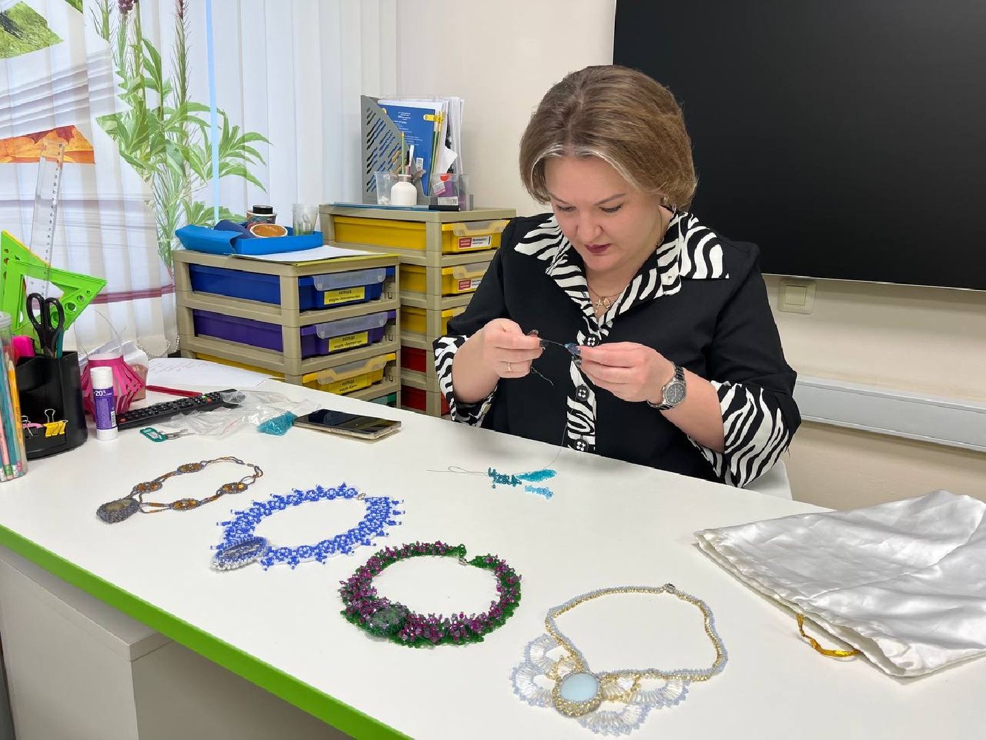 бисероплетение, хобби, учитель, Истра,