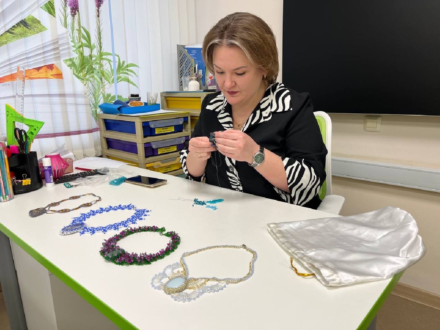 бисероплетение, хобби, учитель, Истра,
