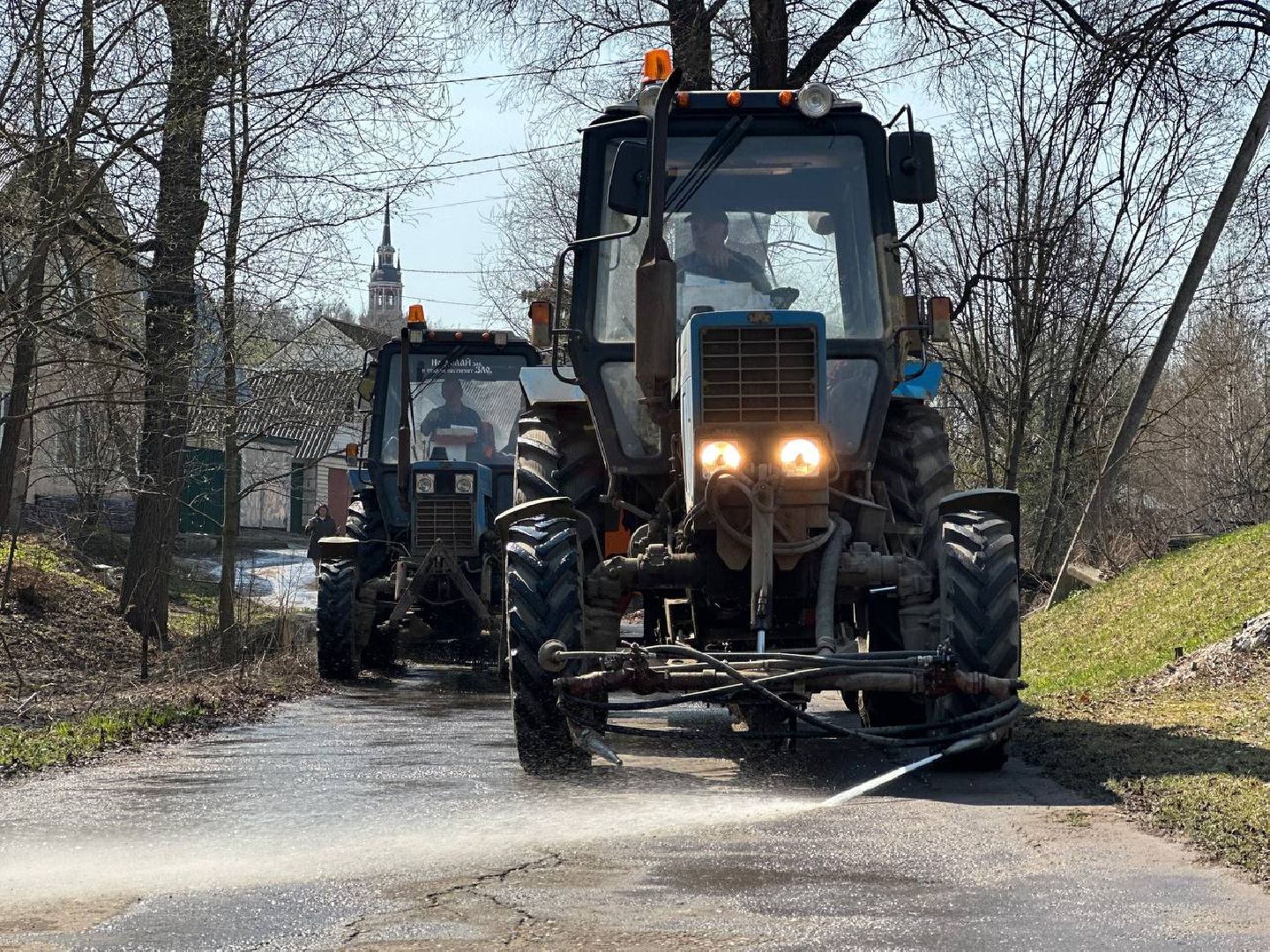Можайск, Можайский городской округ, Подмосковье, благоустройство, месяц чистоты и благоустройства, субботник, уборка территории
