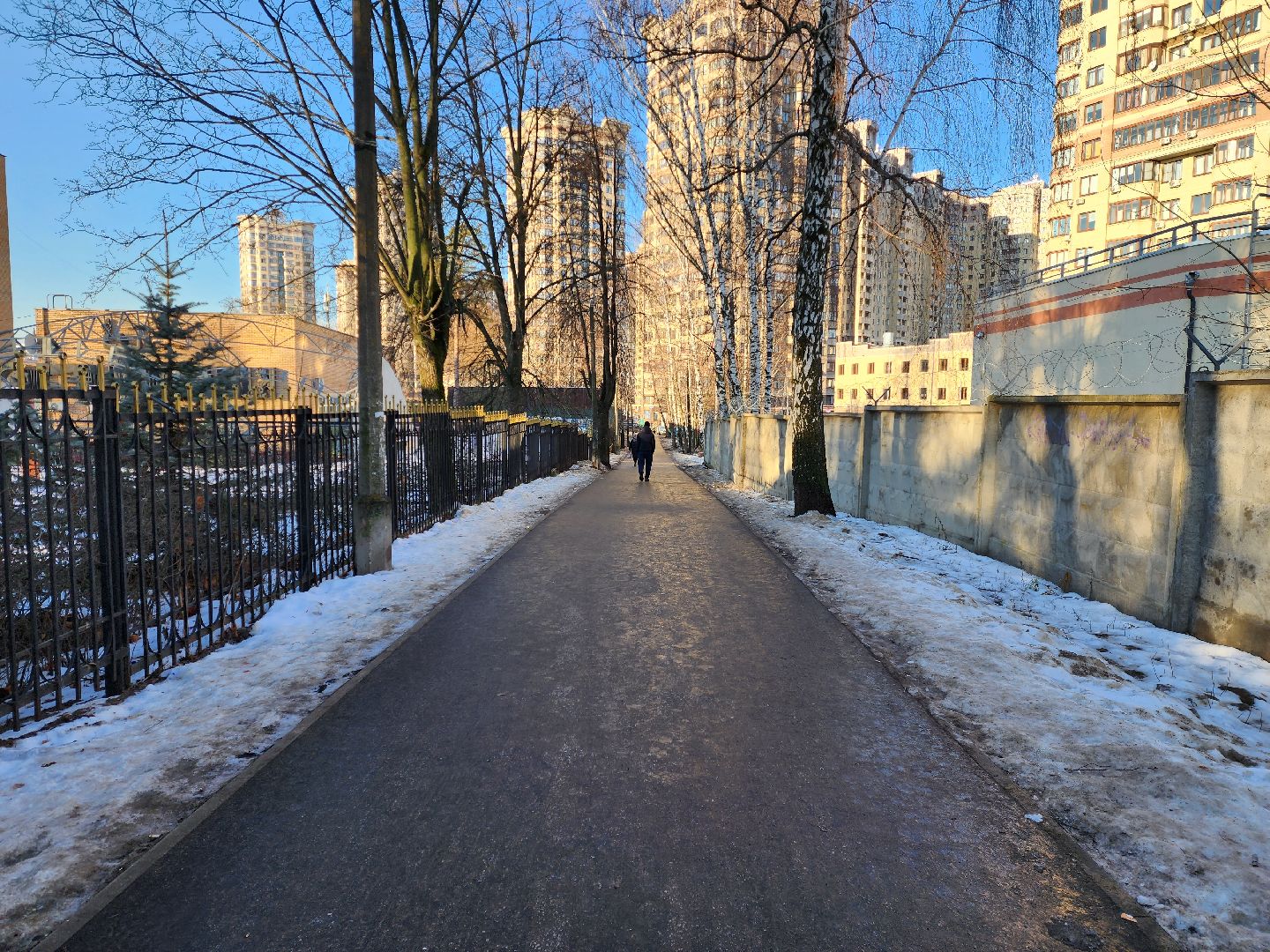 раменское, благоустройство, тротуар от северного шоссе к парку,