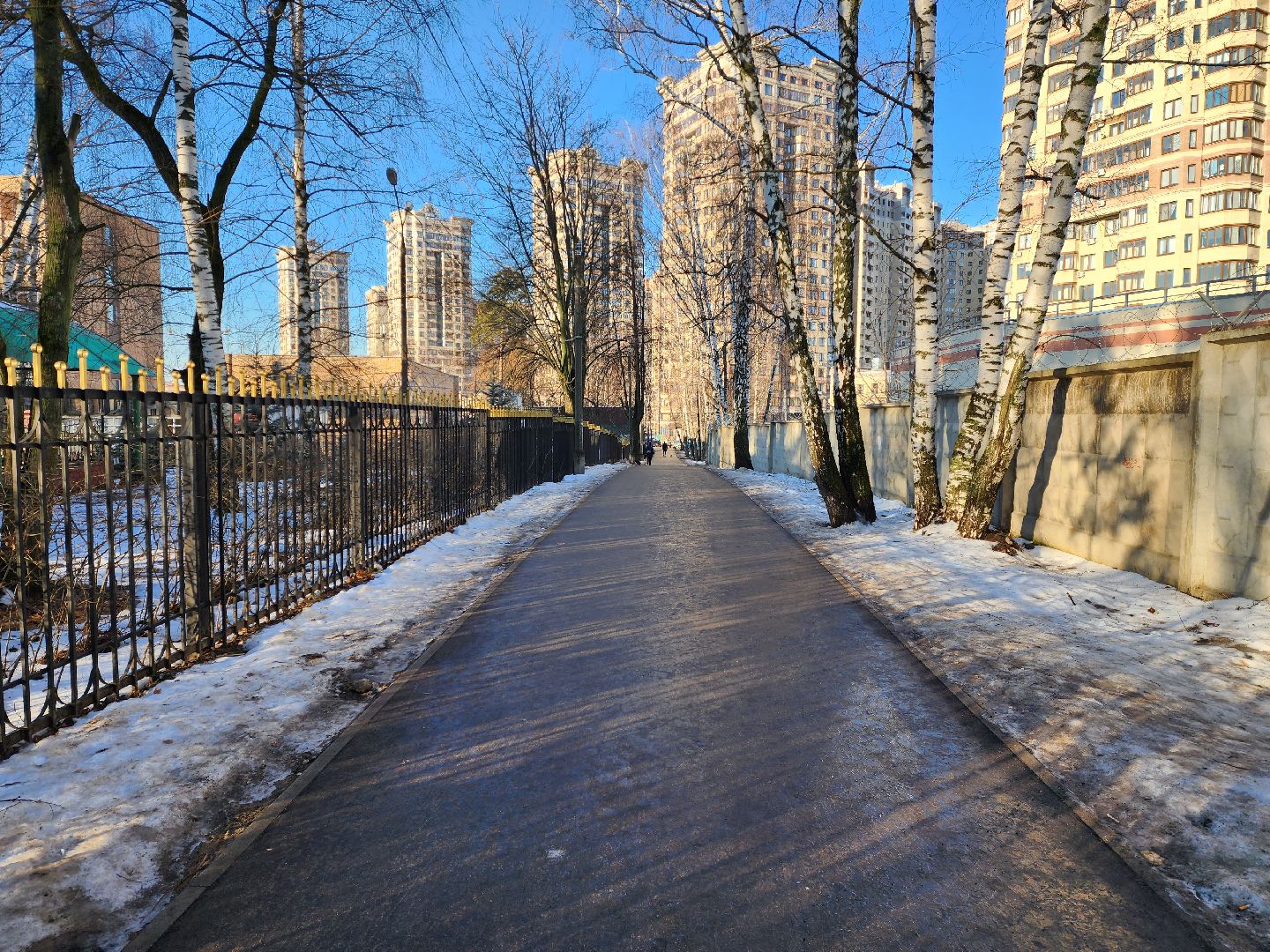 раменское, благоустройство, тротуар от северного шоссе к парку,