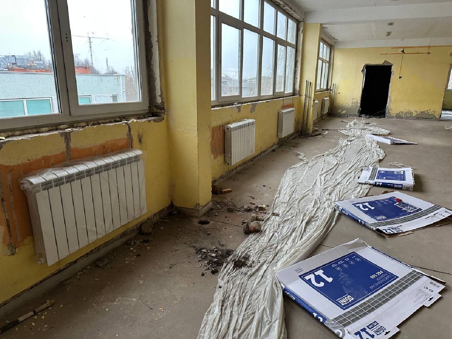 капремонт, вертикалка, ремонт школы,