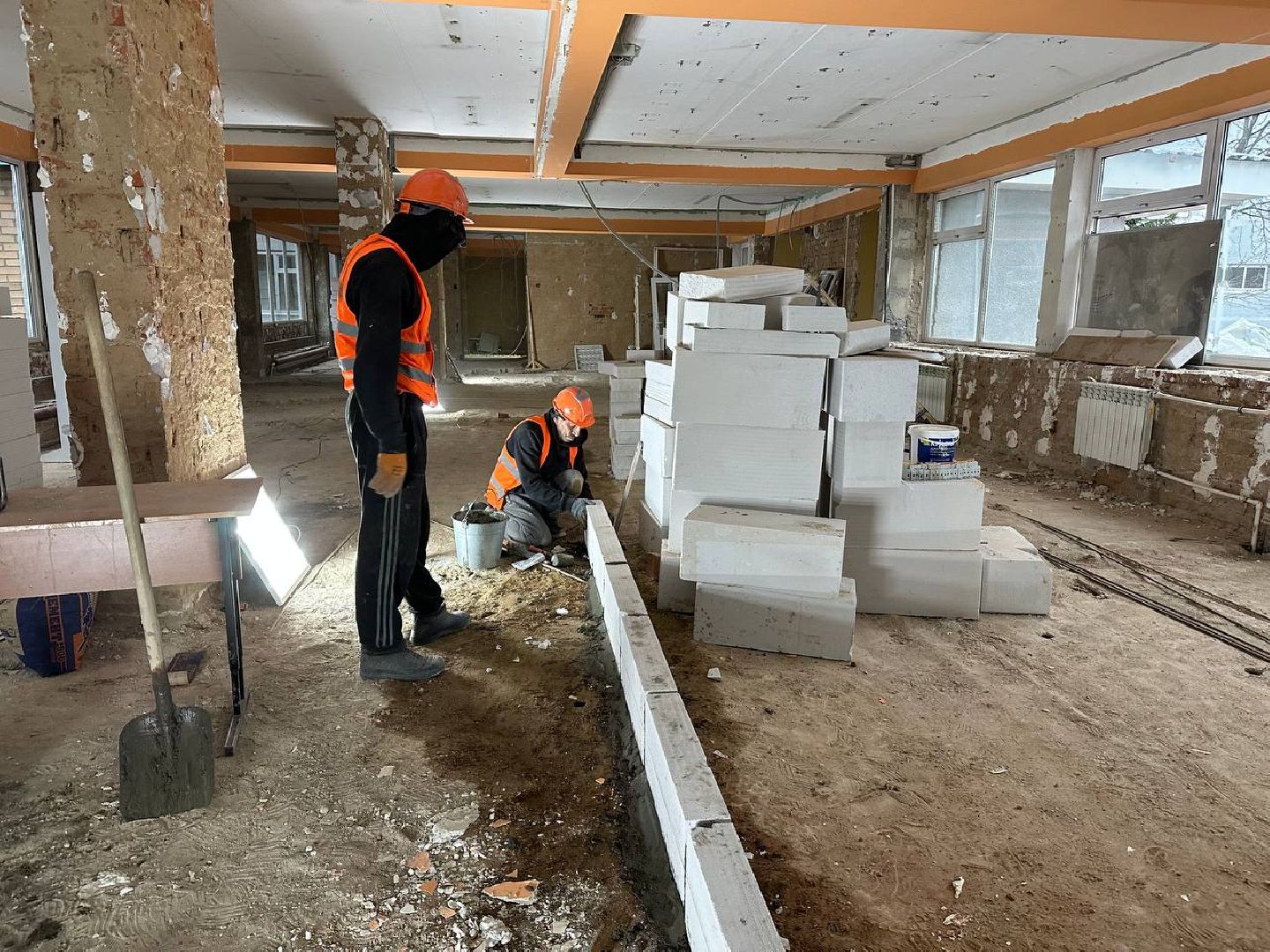 капремонт, вертикалка, ремонт школы,