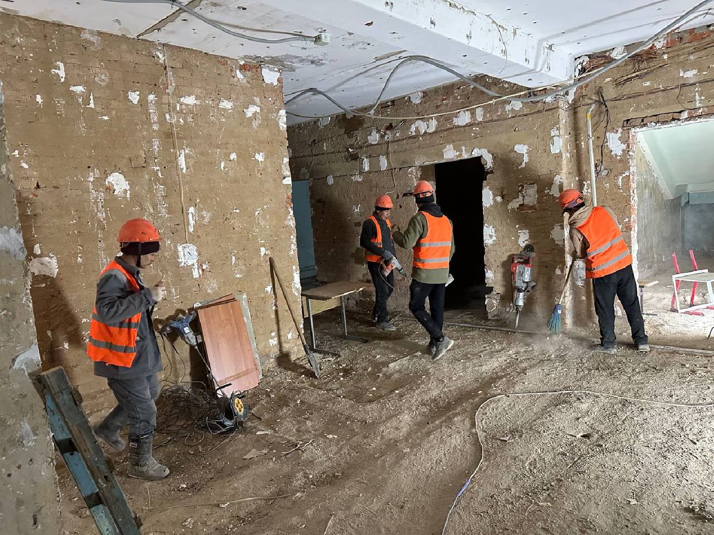 капремонт, вертикалка, ремонт школы,