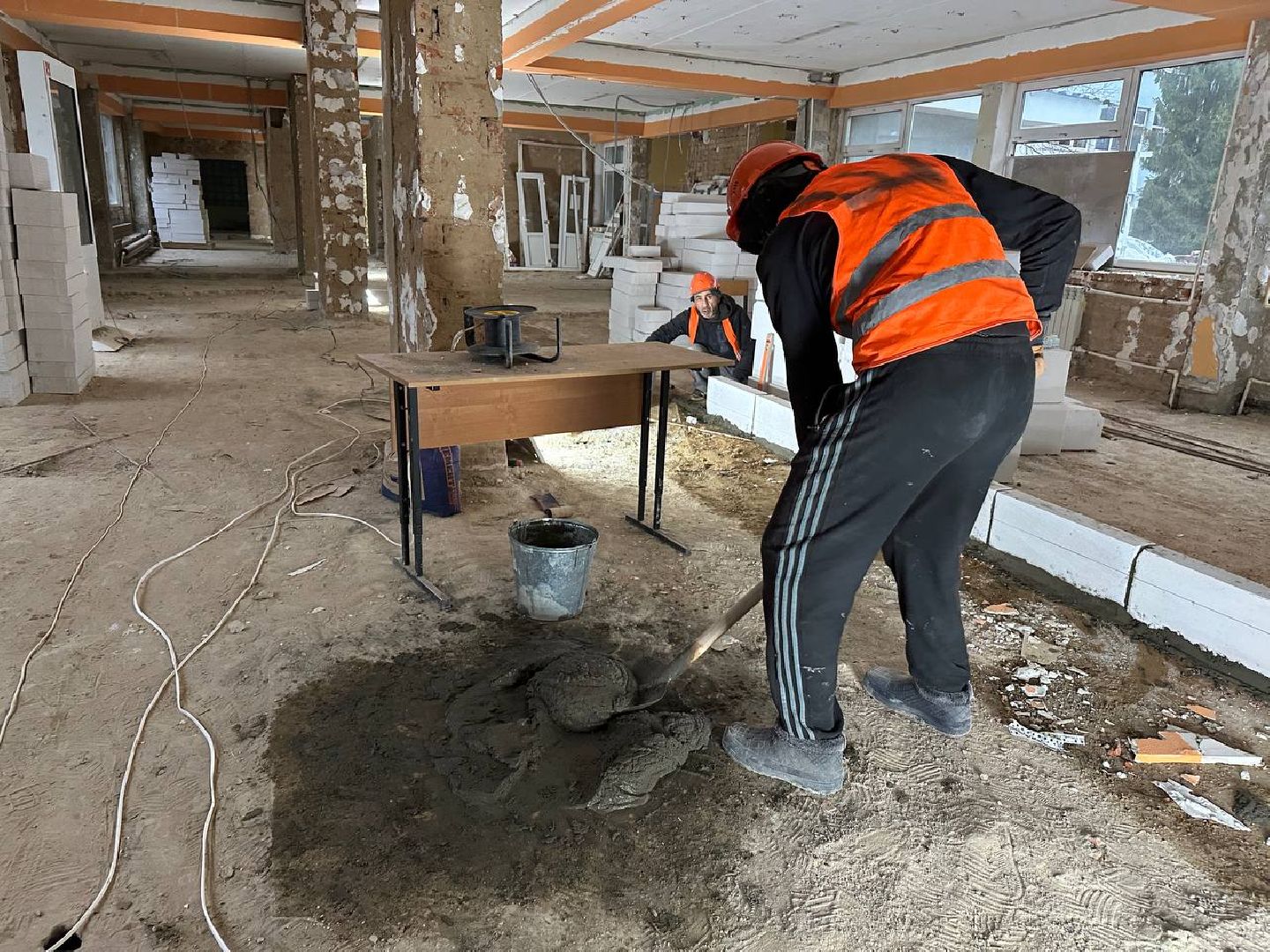 капремонт, вертикалка, ремонт школы,