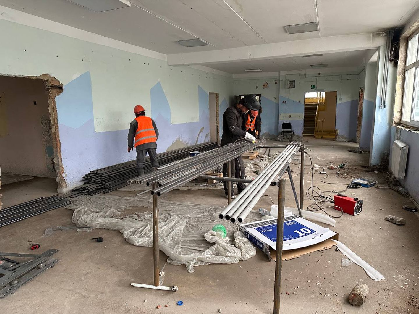 капремонт, вертикалка, ремонт школы,