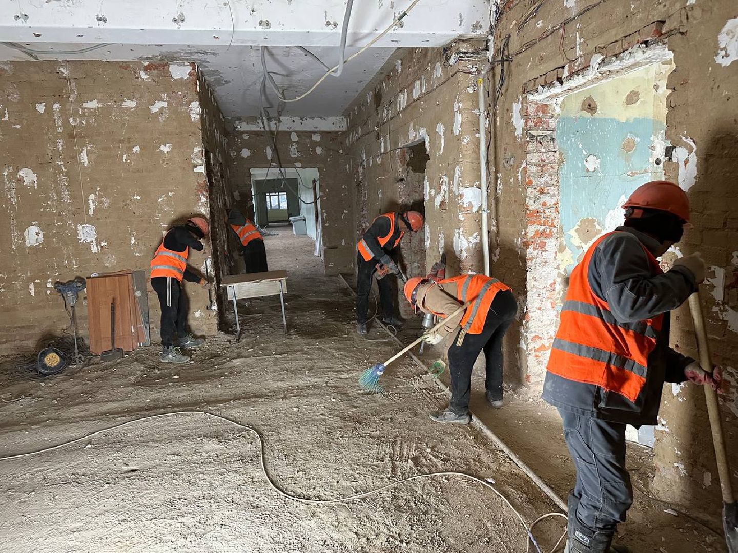 капремонт, вертикалка, ремонт школы,