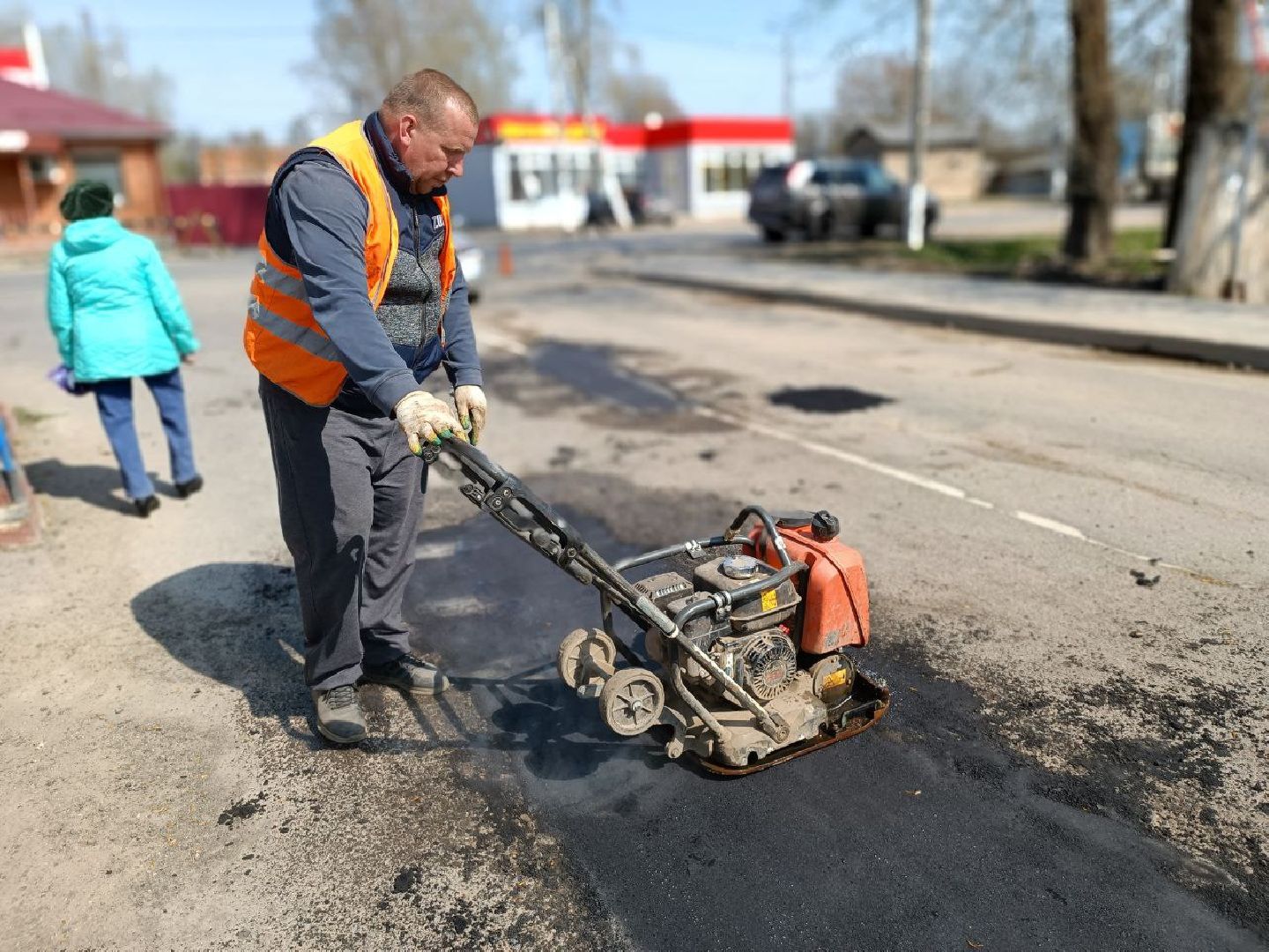 Можайск, Можайский городской округ, Подмосковье, дороги, ямочный ремонт, ремонт дорог