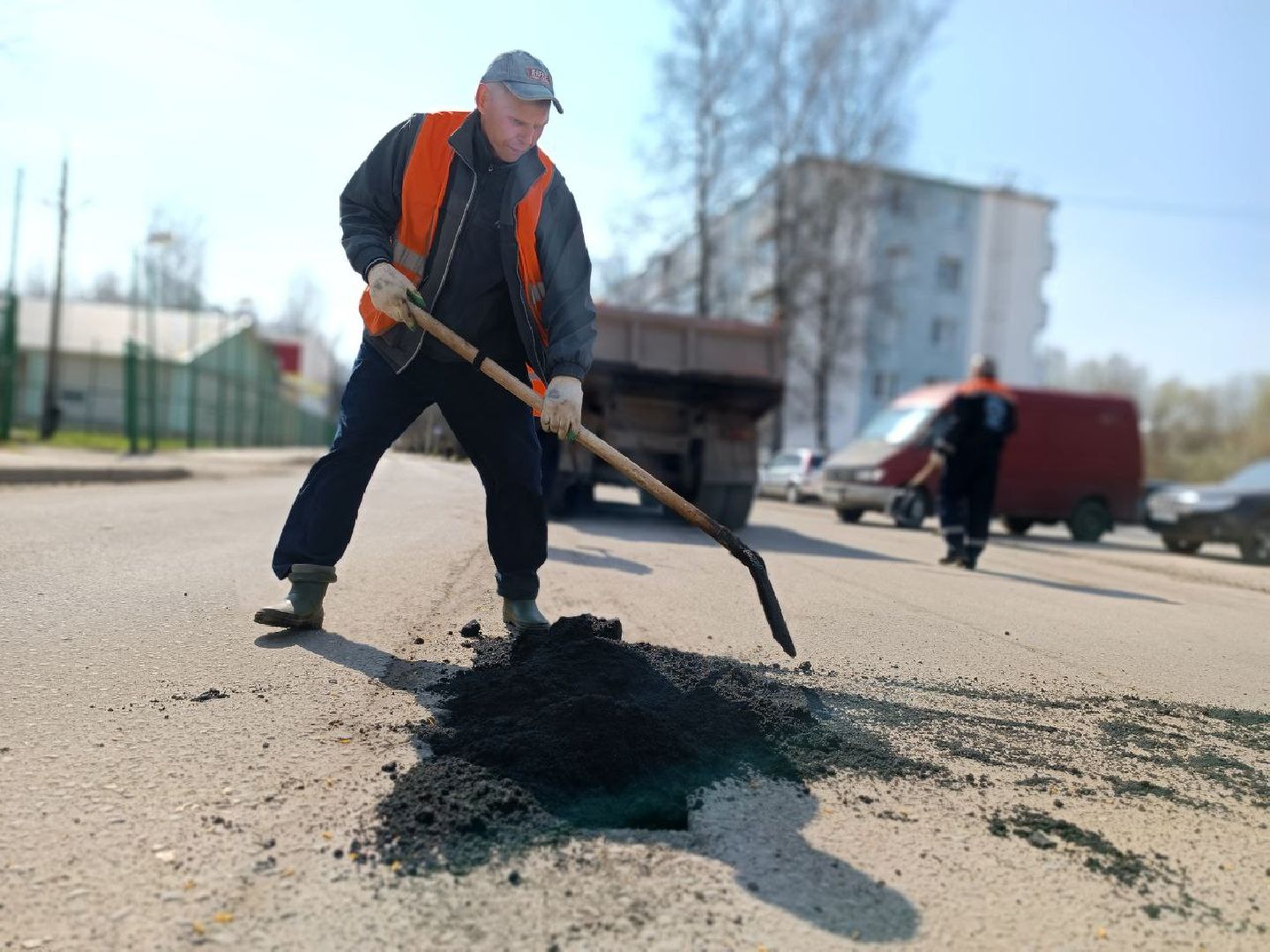 Можайск, Можайский городской округ, Подмосковье, дороги, ямочный ремонт, ремонт дорог
