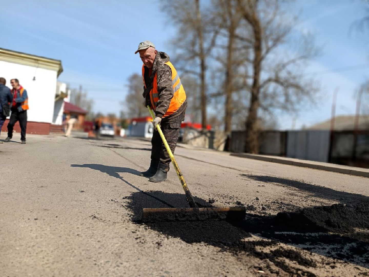 Можайск, Можайский городской округ, Подмосковье, дороги, ямочный ремонт, ремонт дорог