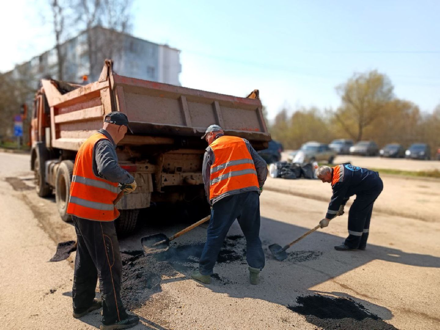 Можайск, Можайский городской округ, Подмосковье, дороги, ямочный ремонт, ремонт дорог