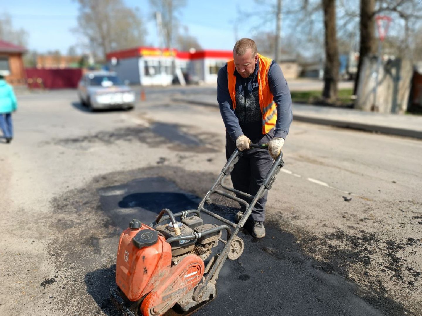 Можайск, Можайский городской округ, Подмосковье, дороги, ямочный ремонт, ремонт дорог