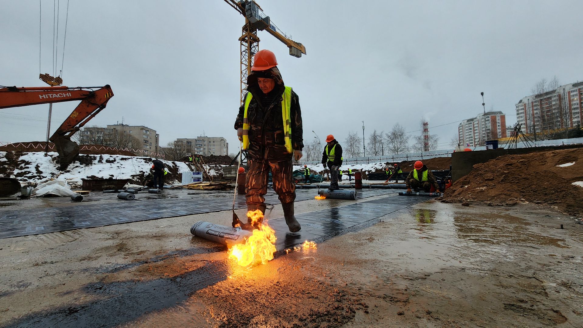 фок с бассейном, Строительство, Бассейн, Лобня, вертикалки,