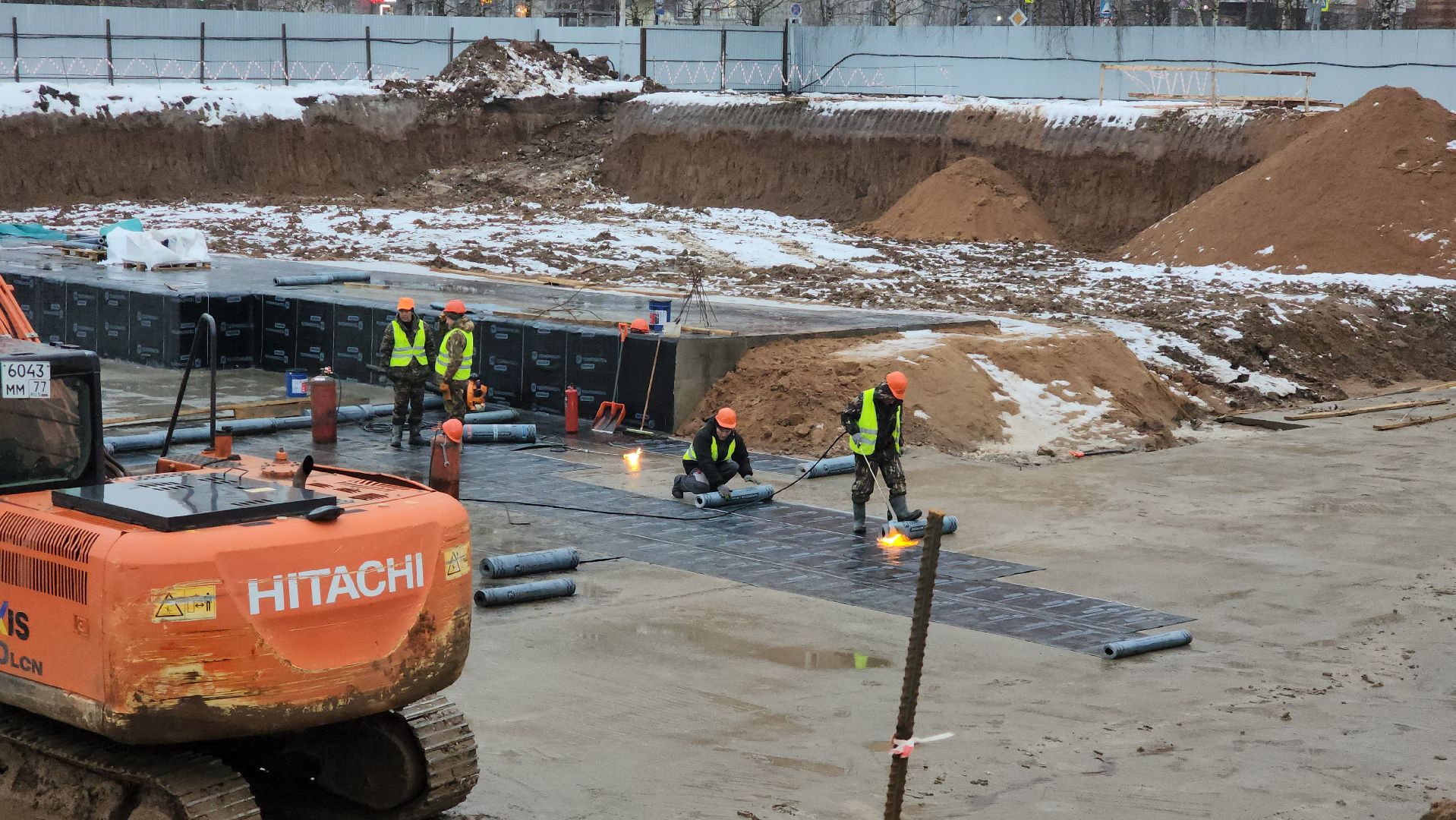 фок с бассейном, Строительство, Бассейн, Лобня, вертикалки,