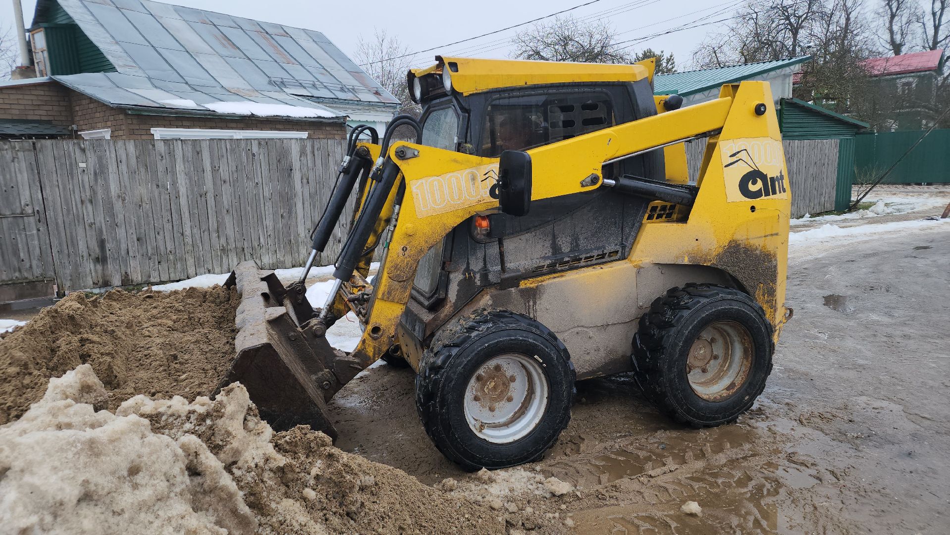 гололед, обработка дорог, ЖКХ, Лосино-Петровский,
