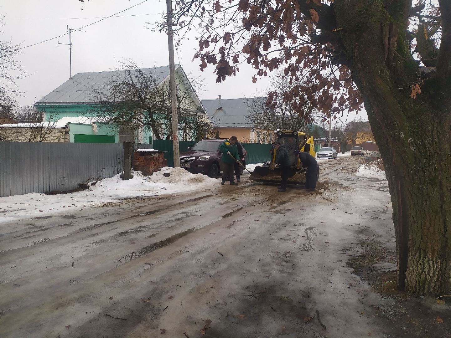 гололед, обработка дорог, ЖКХ, Лосино-Петровский,