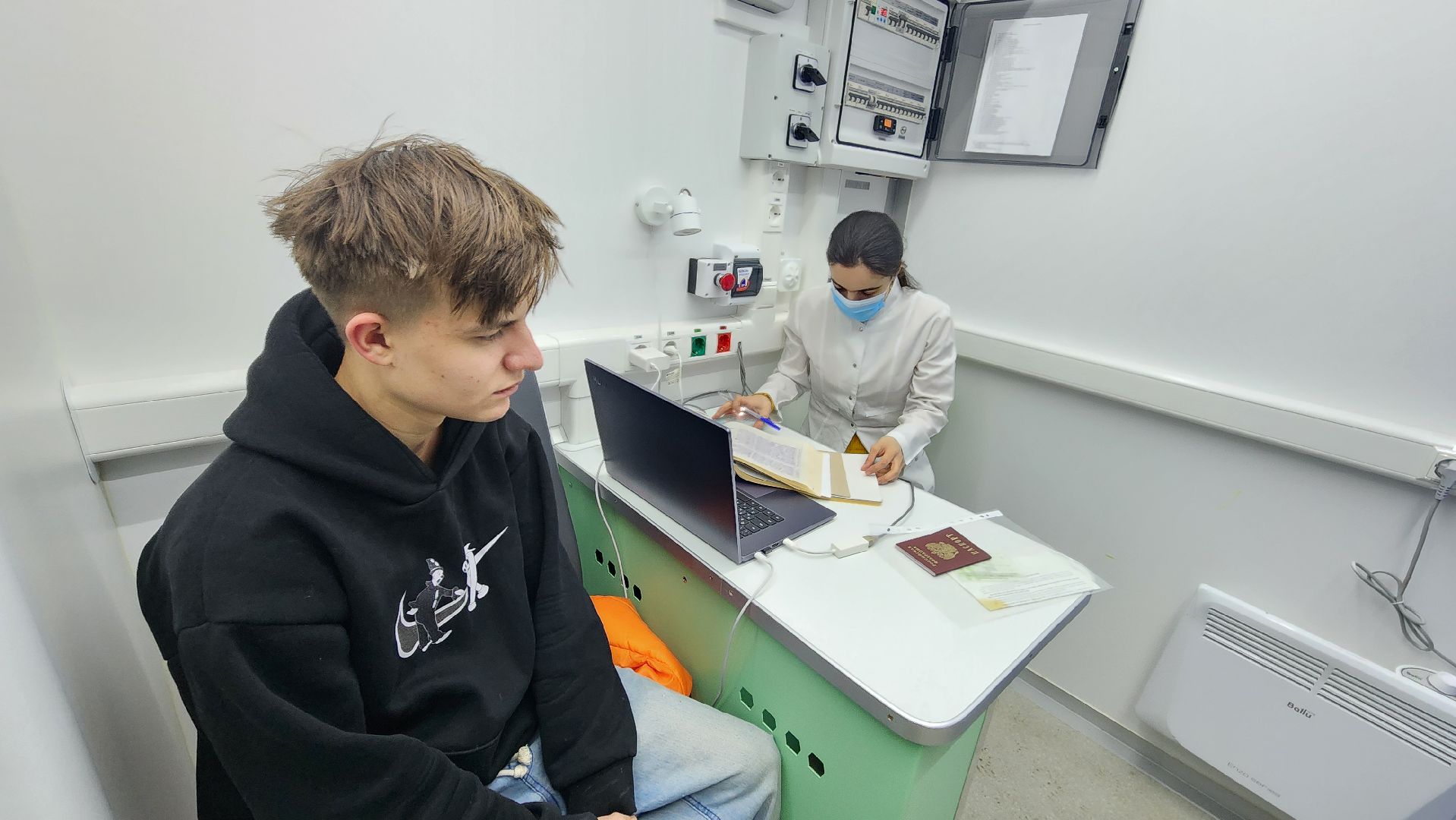 кашира, медицина, каширская больница, передвижной флюорограф, диспансеризация населения,