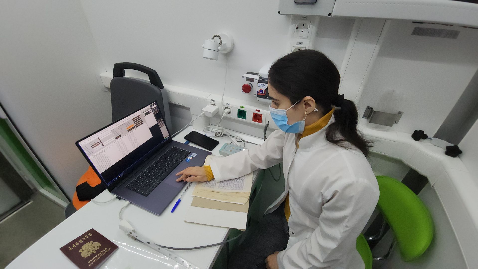 кашира, медицина, каширская больница, передвижной флюорограф, диспансеризация населения,