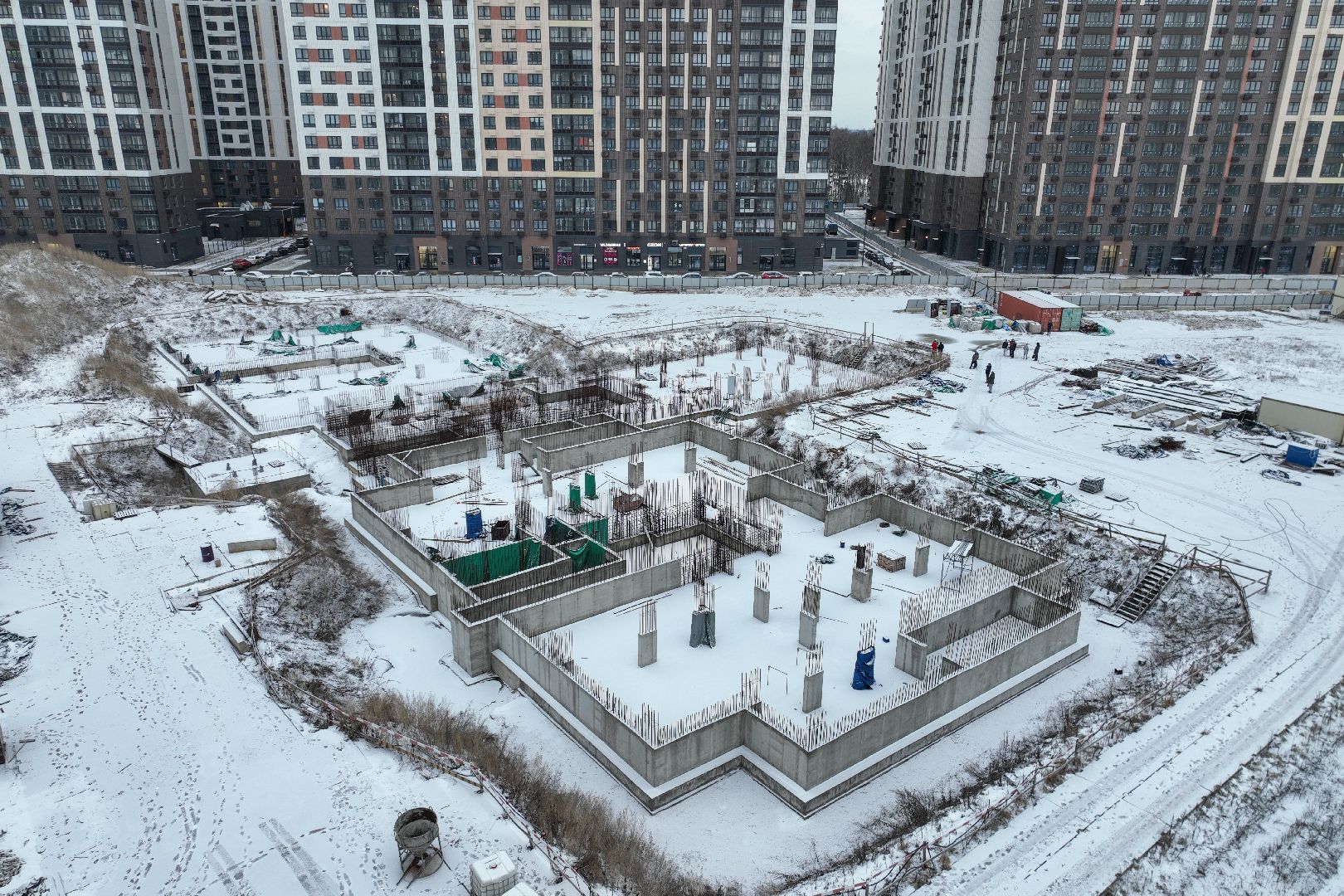 люберцы, глава городского округа люберцы владимир волков, строящийся детский сад, вертикалки,