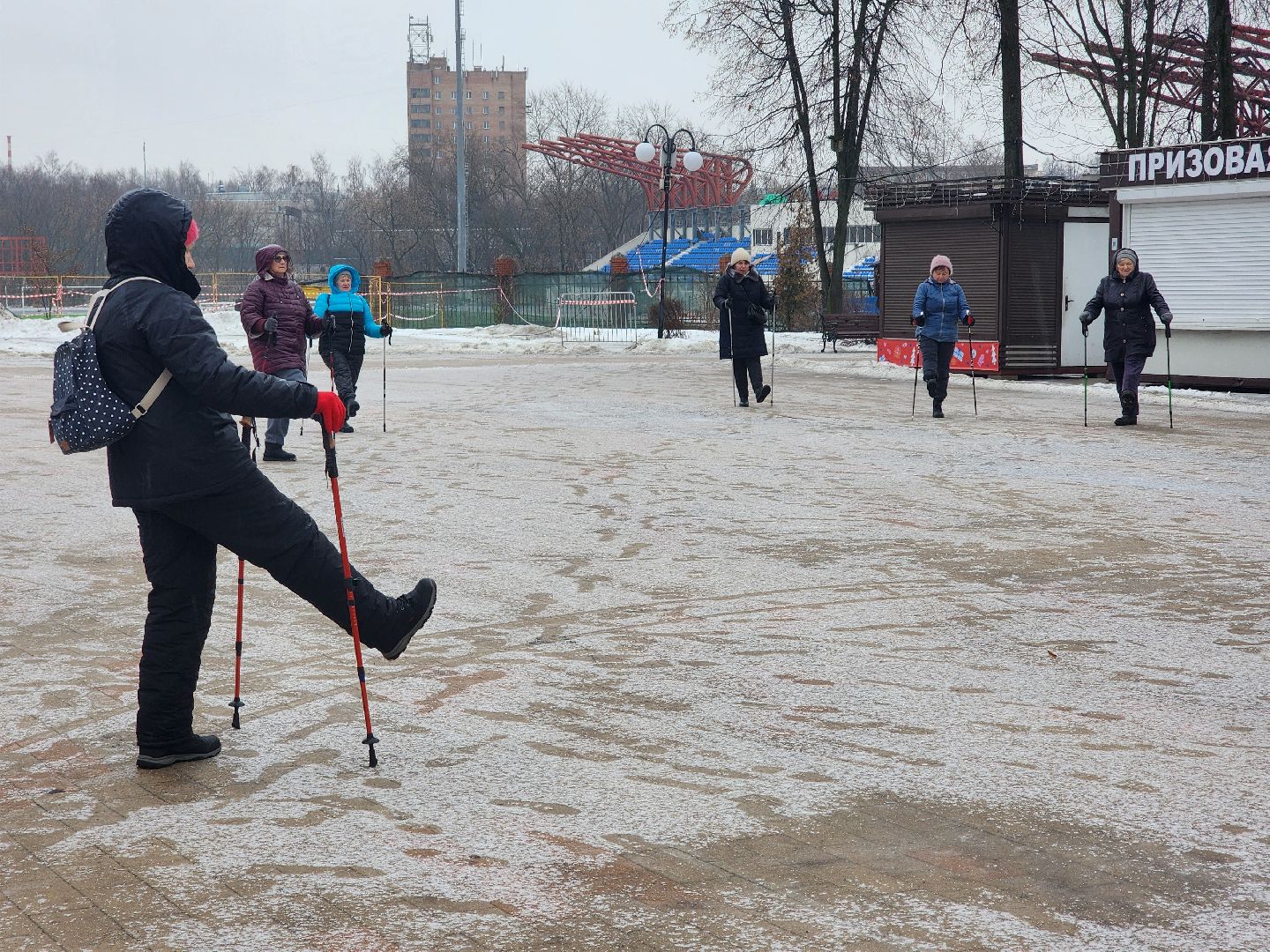 активное долголетие, центральный парк, гимнастика,