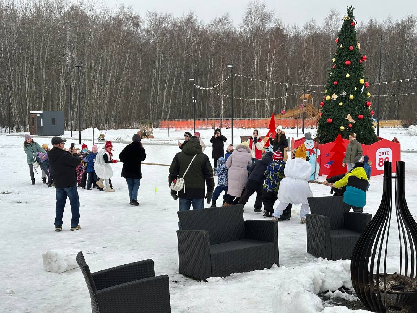 новый год, праздник, зима в подмосковье,