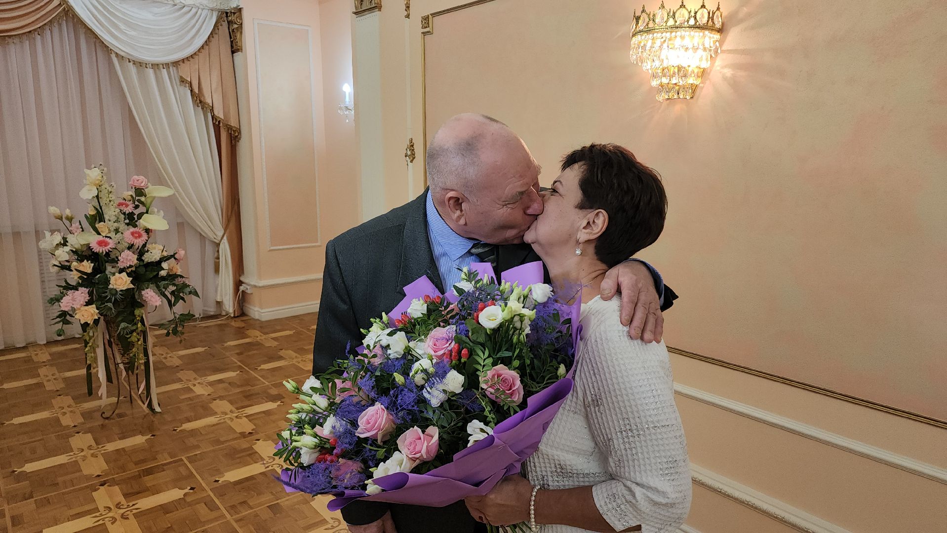 вертикалки, Егорьевск, Подмосковье, Московская область, ЗАГС, золотая свадьба,