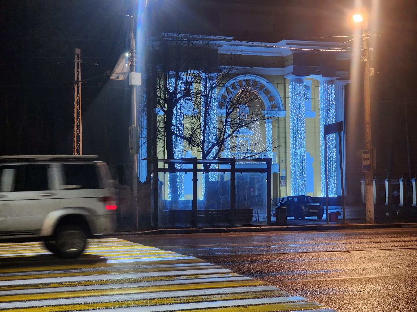 Коломна, проекционный пешеходный переход, вертикалки,