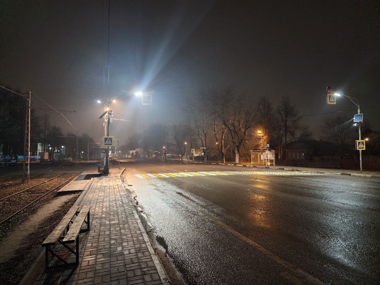 Коломна, проекционный пешеходный переход, вертикалки,