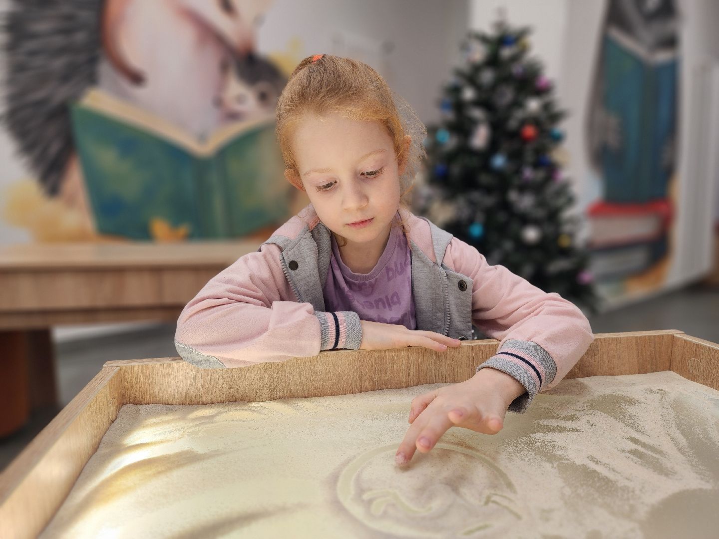 библиотека, песочная анимация, рузская библиотека, дети, руза, рузский городской округ, московская область, подмосковье,