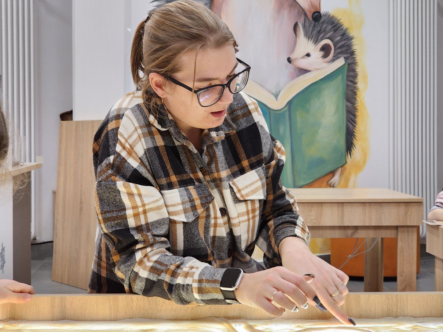 библиотека, песочная анимация, рузская библиотека, дети, руза, рузский городской округ, московская область, подмосковье,