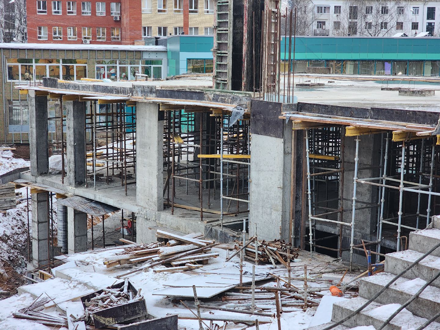 вертикалки, королёв, строительство школы,