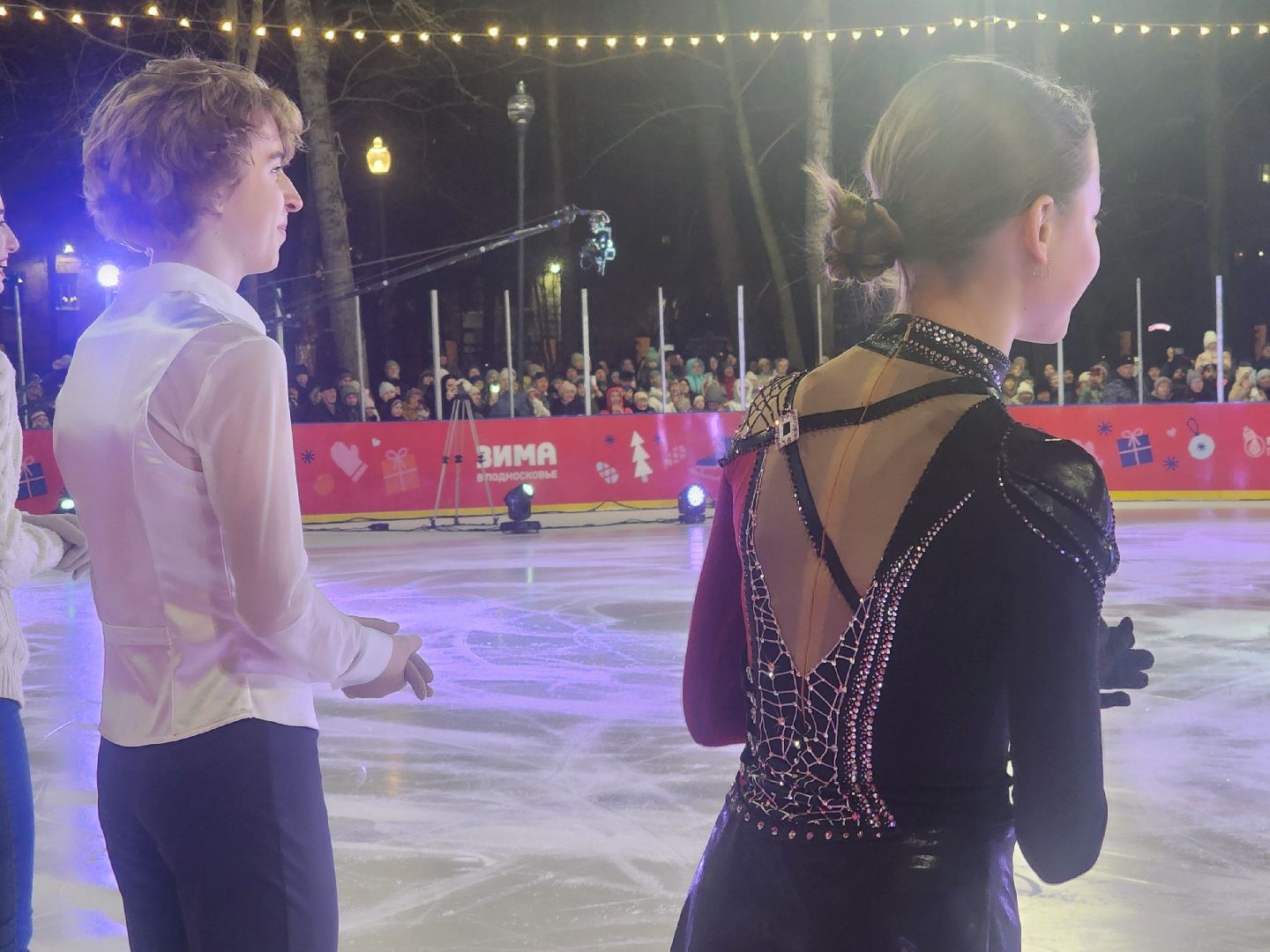Коломна, ледовое шоу ильи авербуха, зима в подмосковье, каток,