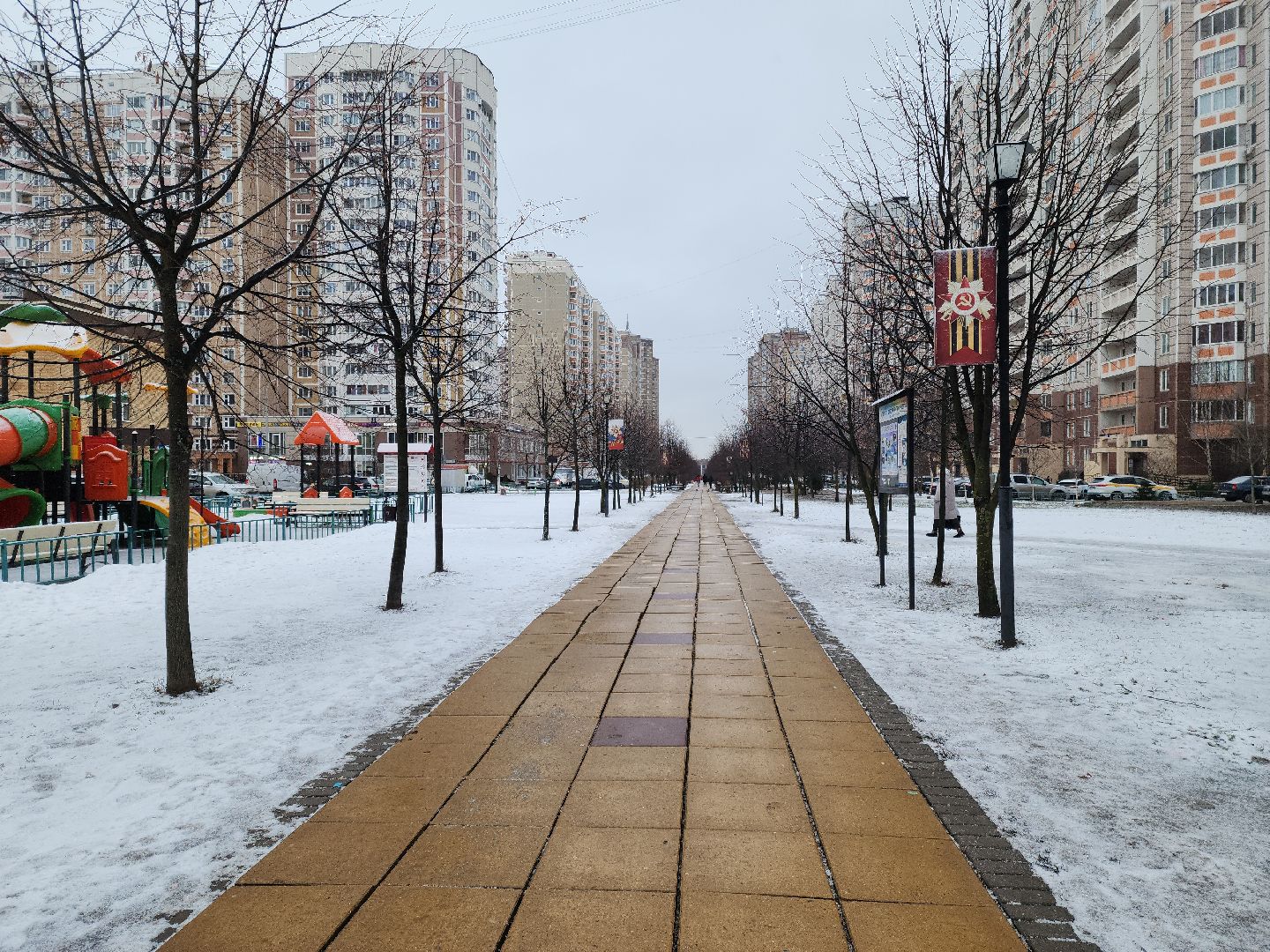 Подольск, Тротуары, борьба с гололедом, Коммунальщики,