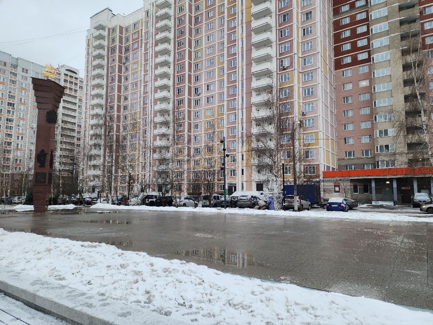 Подольск, Тротуары, борьба с гололедом, Коммунальщики,