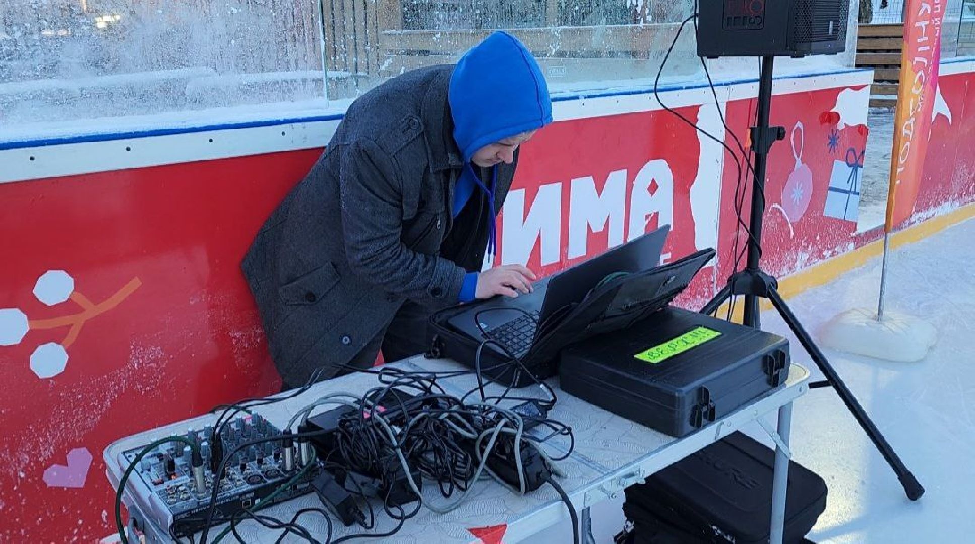 солнечногорск, вечеринка на катке, коньки, жители, праздник, вертикалки,