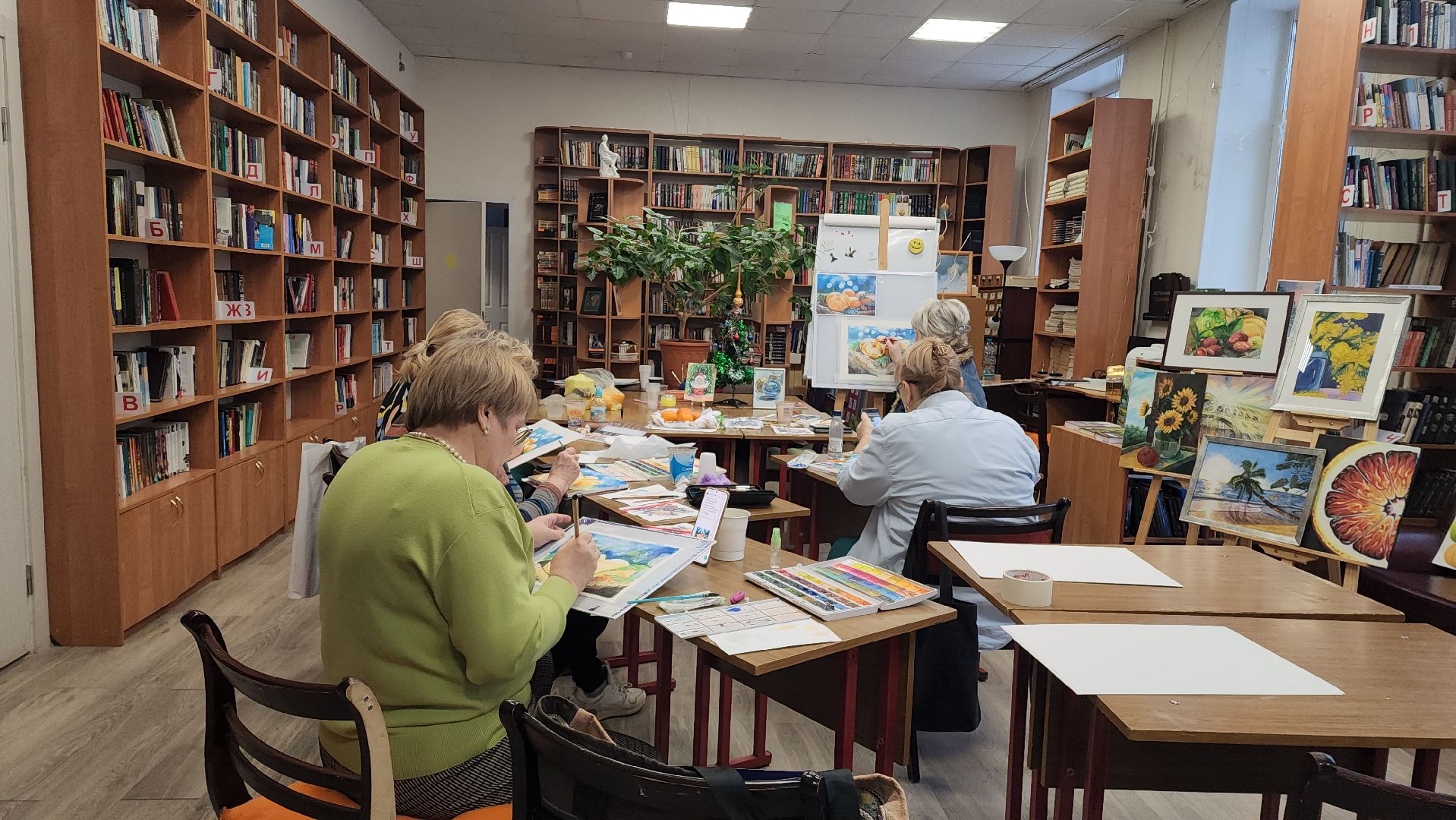 Мастер-класс, Лобня, Рисунок, Живопись,Зима, Зимний натюрморт,