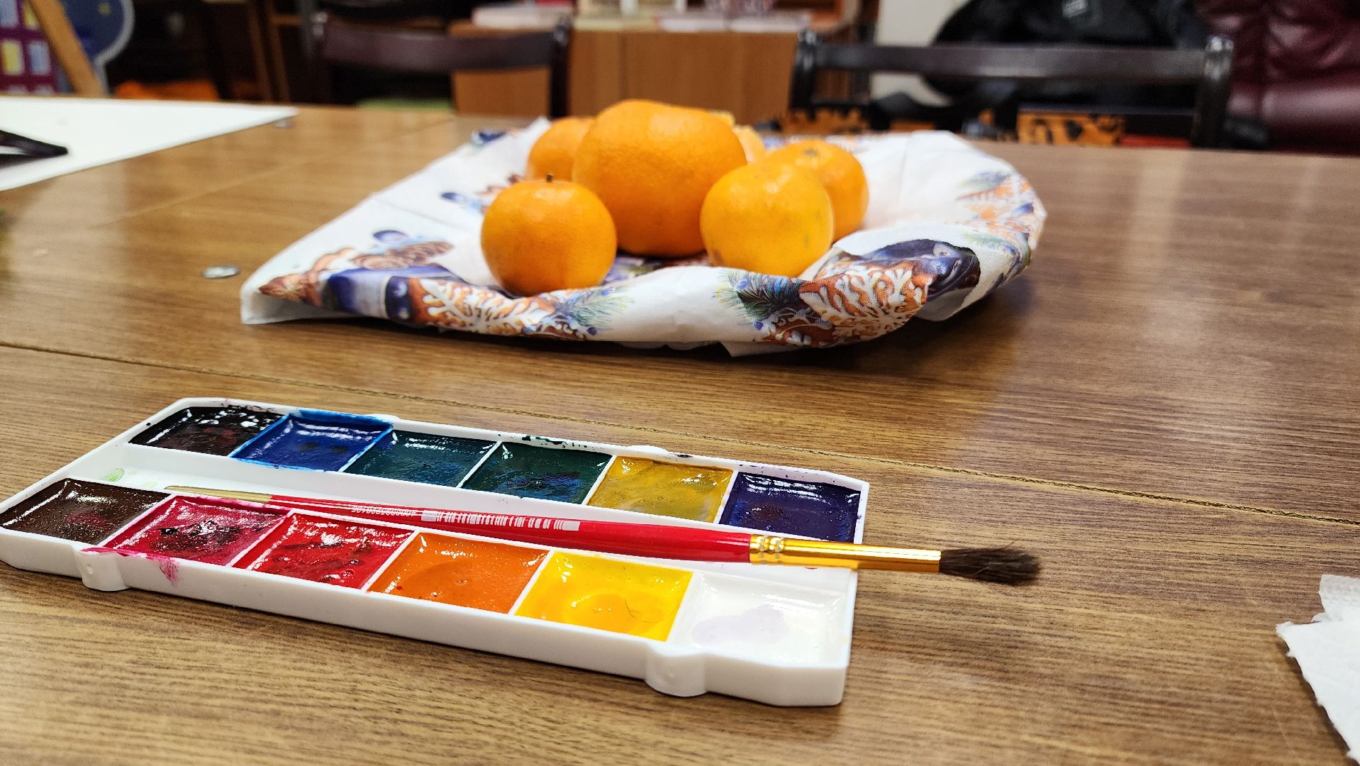 Мастер-класс, Лобня, Рисунок, Живопись,Зима, Зимний натюрморт,