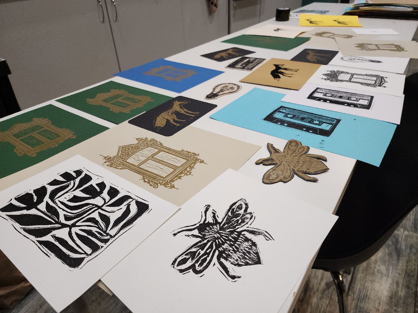 Черноголовка, Линогравюра, Мастер-класс,