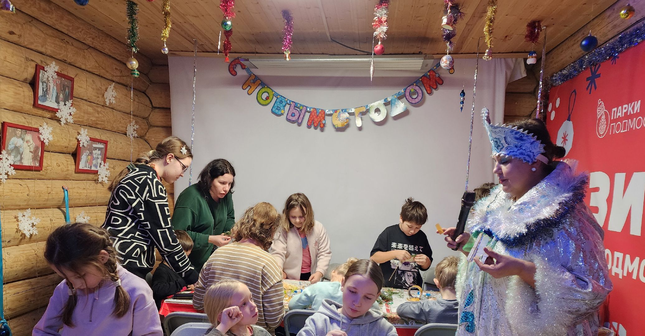 мастер-класс, волонтеры, наташинский парк, зима в подмосковье,