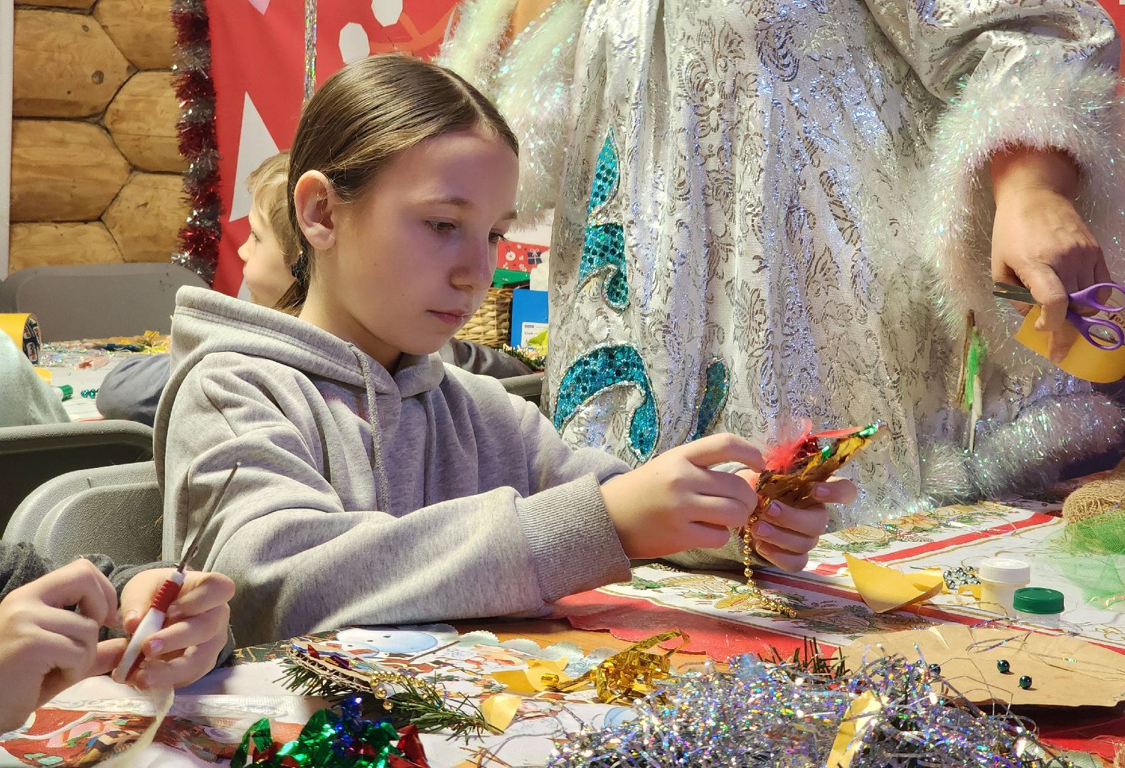 мастер-класс, волонтеры, наташинский парк, зима в подмосковье,