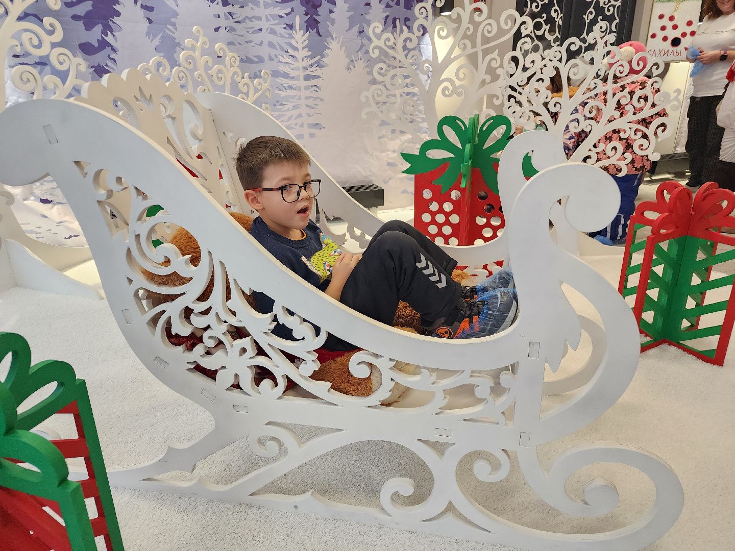 фрязино, резиденция деда мороза, парки подмосковья, новый год, лесопарк, вертикалки,