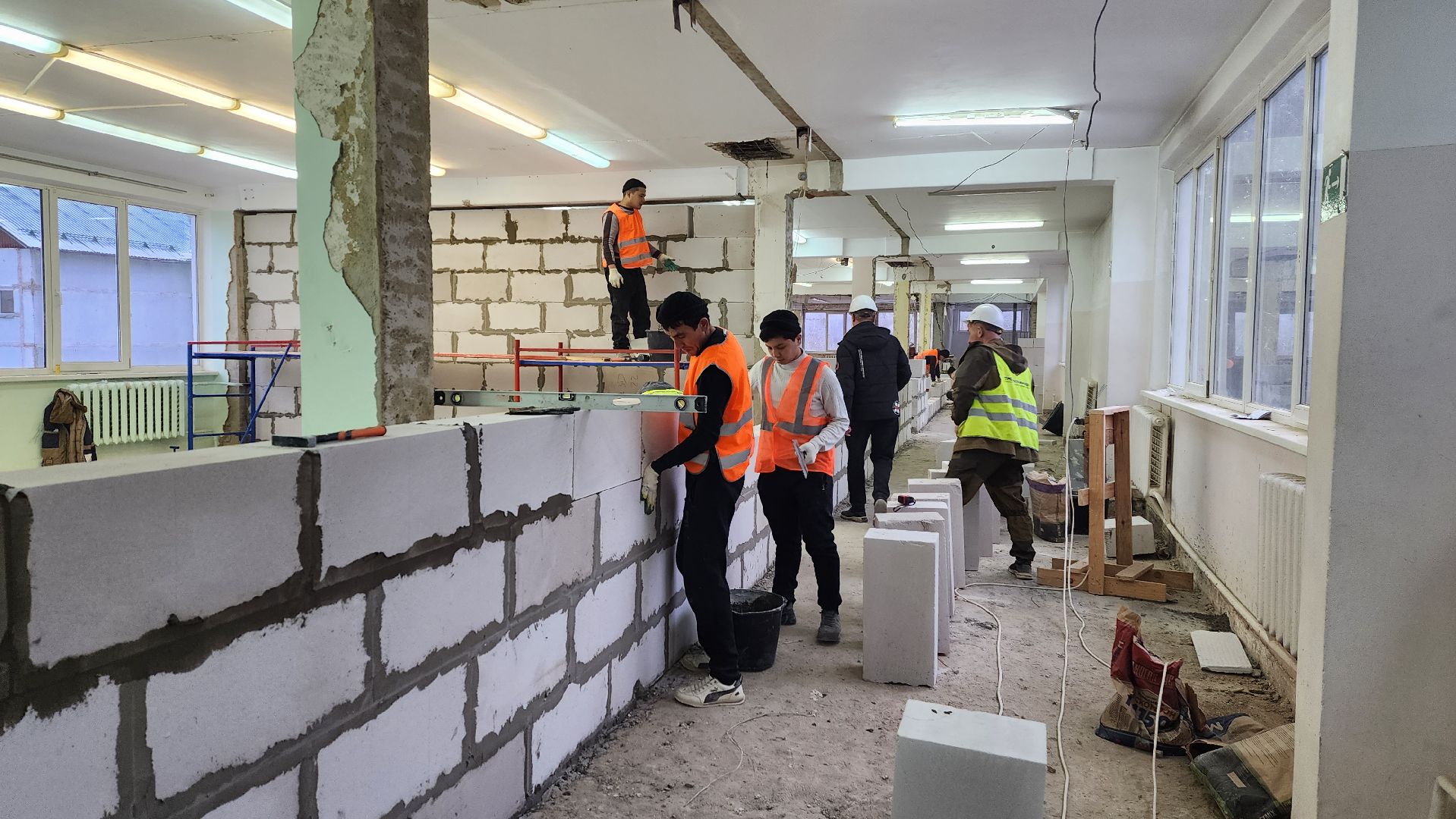 капремонт школы, истра, лицей, строительство,