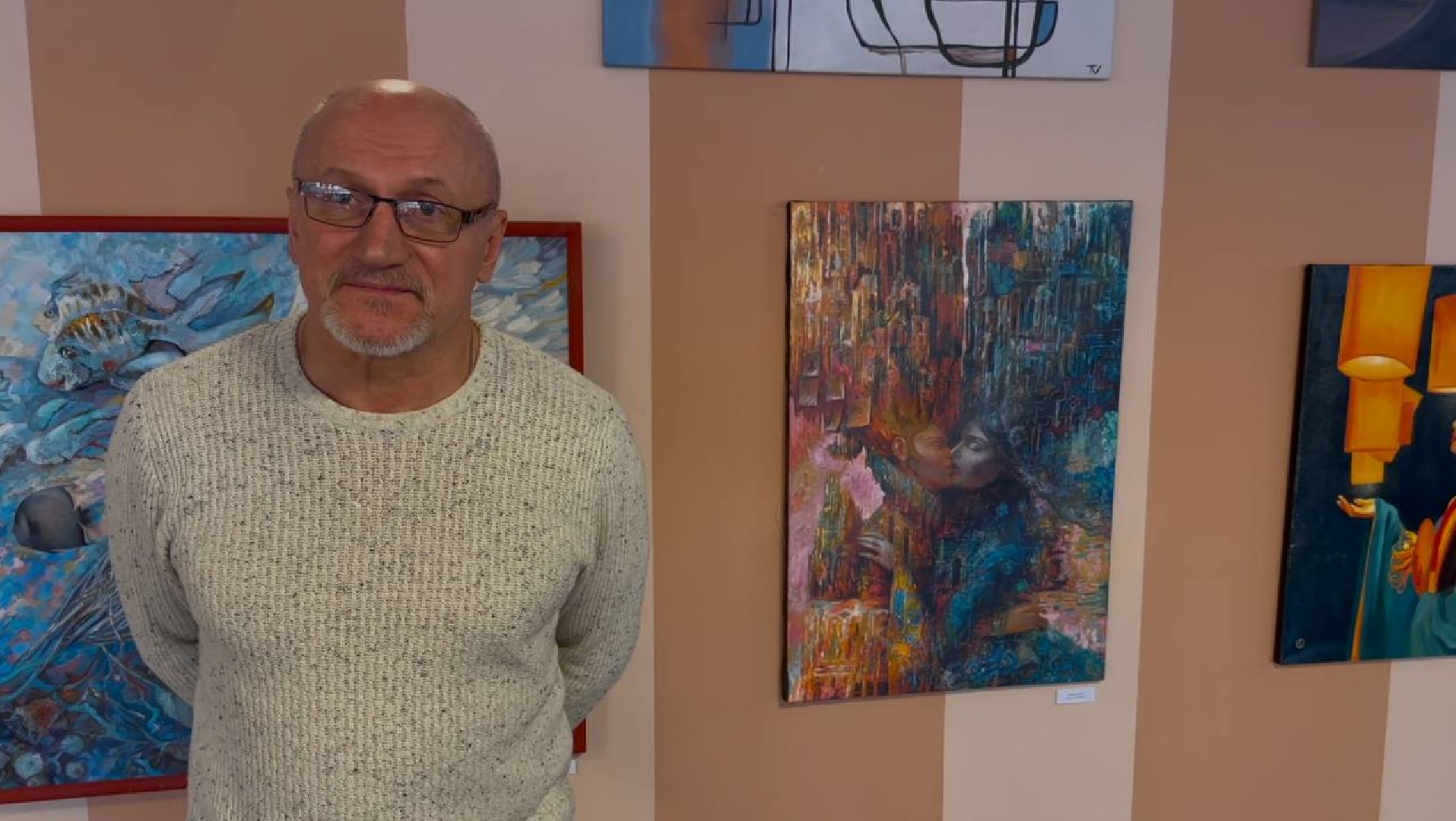 художественная выставка, художник,