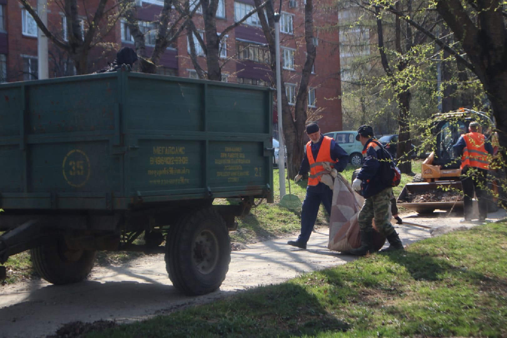 Пущино, уборка, благоустройство
